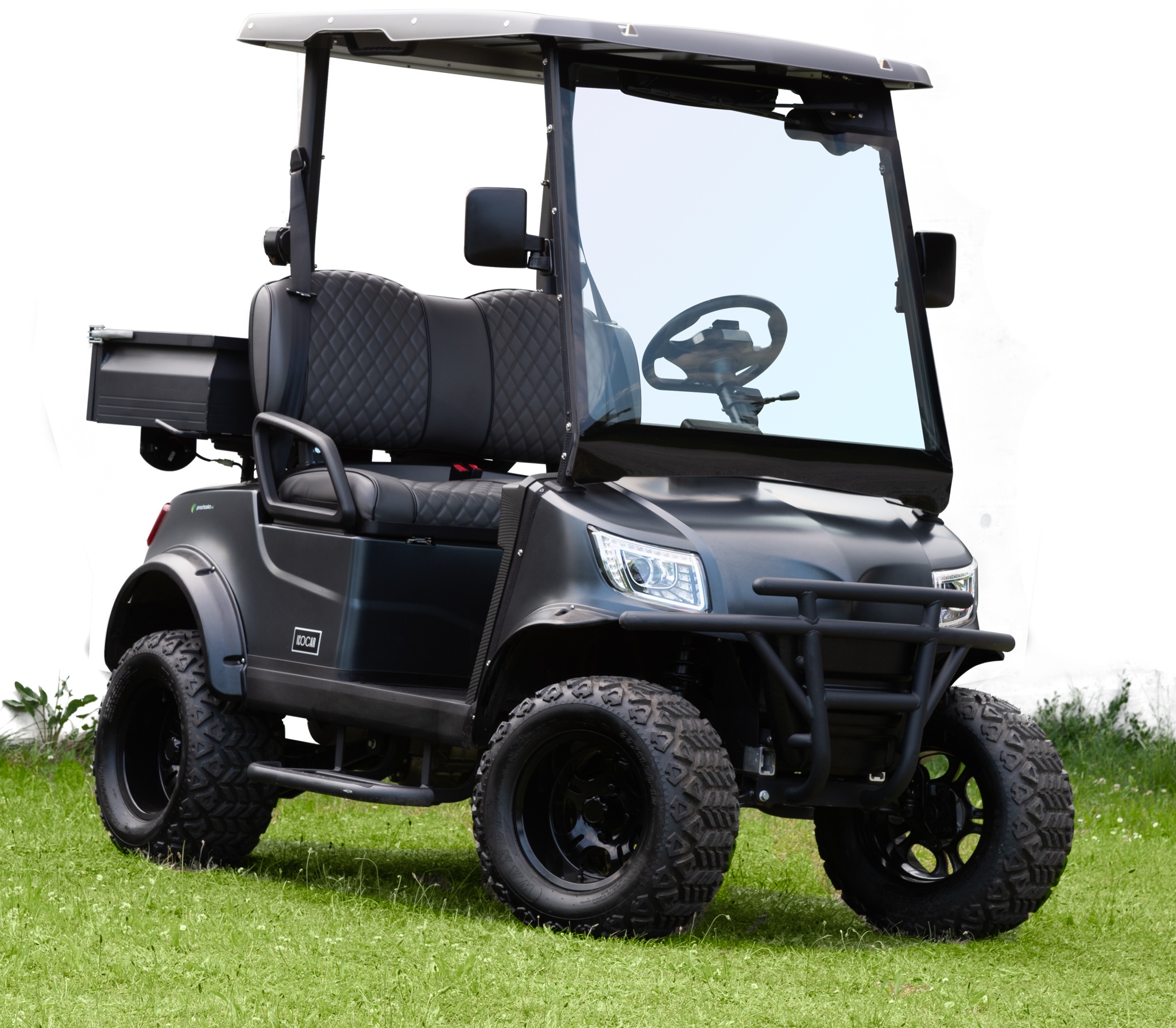 The IcoCar RANGER CARGO 3.0 is equipped with aluminum rims and suitable for offroad usage.