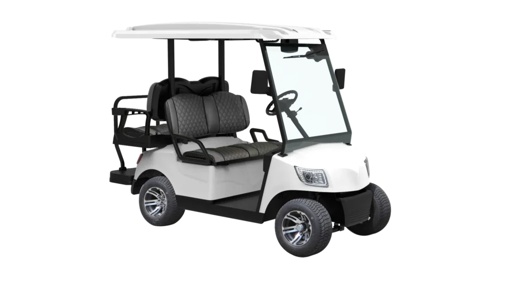 7. DG-M2+2 4-seated golf car with 10” aluminum tires and DOT laminated windshield (3)_1